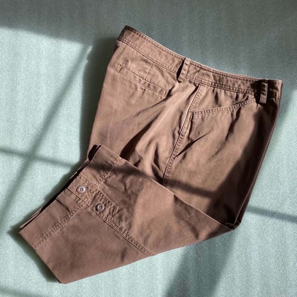 Lovely Warm Brown Capris, by Rafaella